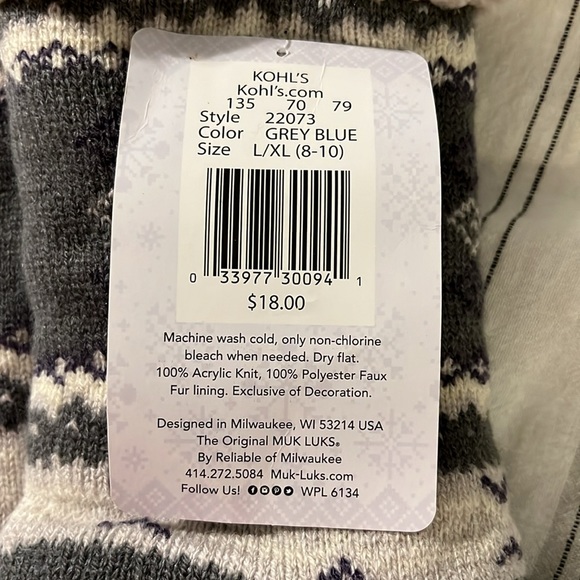 Muk Luks Cabin Sox - Picture 2 of 2